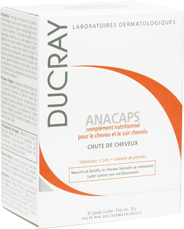 Anacaps chute de cheveux complèment nutritionnel pour cheveux et cuir chevelu