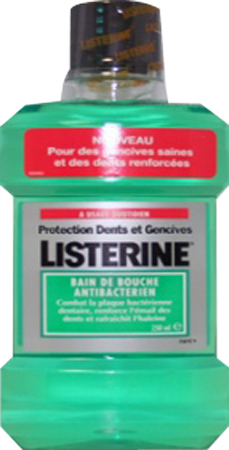 Listerine bain de bouche protection dents et gencives 250 ml
